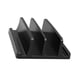 thumbnail image 3 of Soporte vertical para computadora portátil Accs Diseño de ranuras duales de uso múltiple Decorativo Durable Compacto Universal Soporte para teléfono Negro, 3 of 5