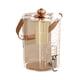 thumbnail image 4 of Dispensador de Bebidas Jarra de Agua Fría Recipiente para Bebidas con Infusor de Té Y Asa Portátil Material PET Pp Adecuado para Cocina Hogar Oficina Oro rosa, 4 of 5