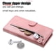thumbnail image 4 of Funda con Cremallera para iPhone Air, Carcasa Cartera de Cuero PU con Soporte y Tarjetero, 4 of 5
