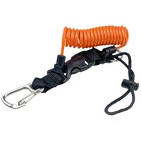 Magideal - Cuerda De Seguridad Para Buceo En Espiral Cuerda De Seguridad Para Buceo En Cuerda De Seguridad Para Cámara Para Esnórquel Paletas De Buceo A La Naranja