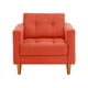 thumbnail image 1 of Sofa Retro 1c Felpa 04 Naranja, 1 of 6