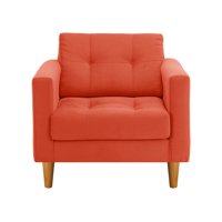 Bodevir - Sofa Retro 1C Felpa 04 Naranja