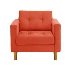 Bodevir - Sofa Retro 1C Felpa 04 Naranja