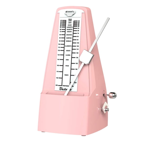 Metrónomo mecánico Ueteto de sonido fuerte, rosa