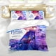 thumbnail image 5 of Mary Poppins Regresa Conjunto de sábanas temático, trío de piezas, cómodo y amigable con la piel, diseño único, regalo de decoración para el hogar para familiares, amigos y fans,173cm *218cm, 5 of 6