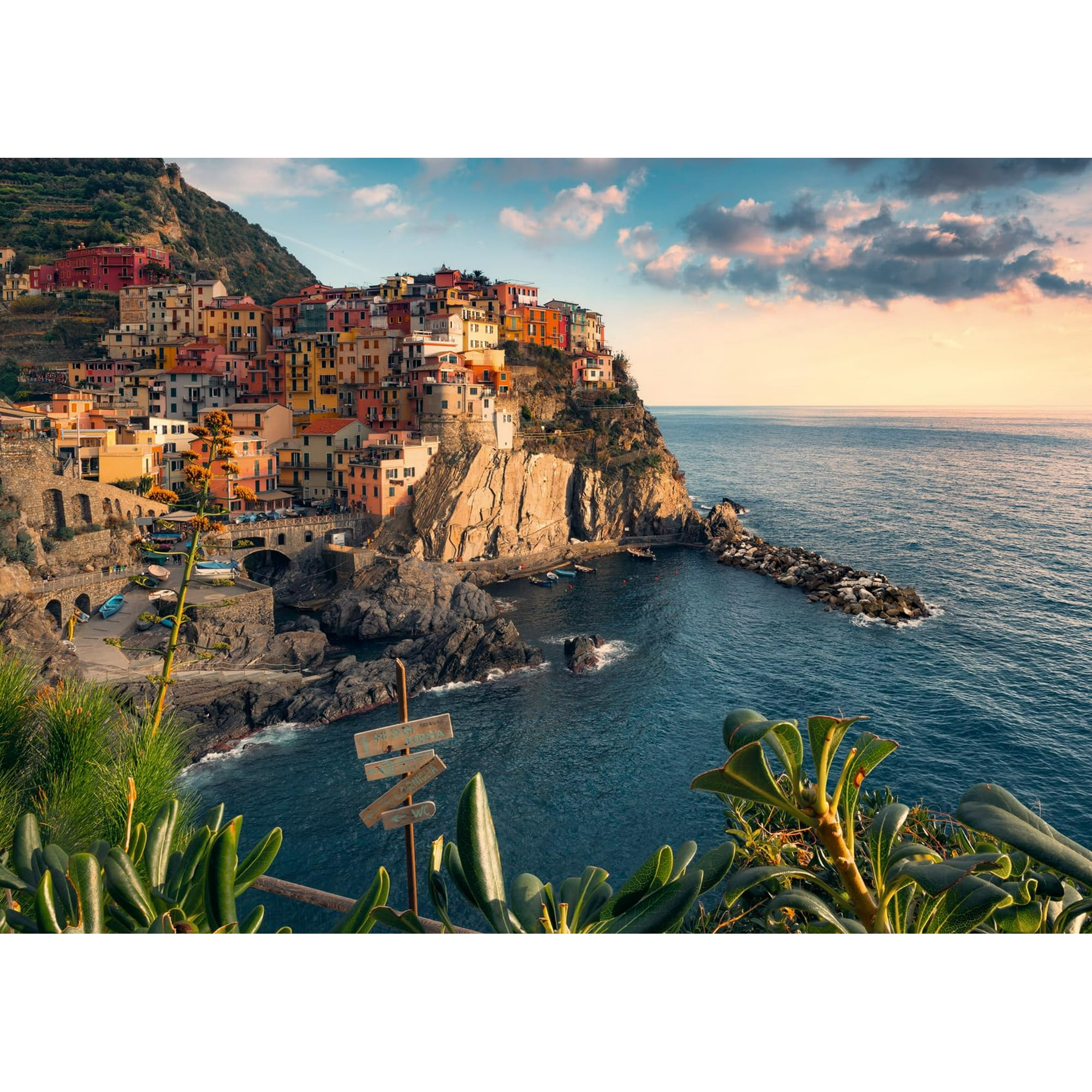 Rompecabezas Ravensburger Cinque Terre 1000 Piezas