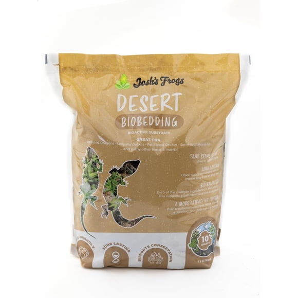 Sustrato Bioactivo Desértico de 10 L BioBedding – Josh's Frogs
