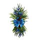 thumbnail image 2 of Guirnalda Navide?a Colgante Para Escaleras, Para Buzón, Barandilla Interior Y Exterior, Color Azul, 2 of 3