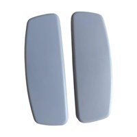 Magideal - 2 Almohadillas Para Reposabrazos De Silla De Oficina, Fundas Para Reposabrazos, Reemplazos De Soporte Fáciles De Instalar, Universales Para Sillón De