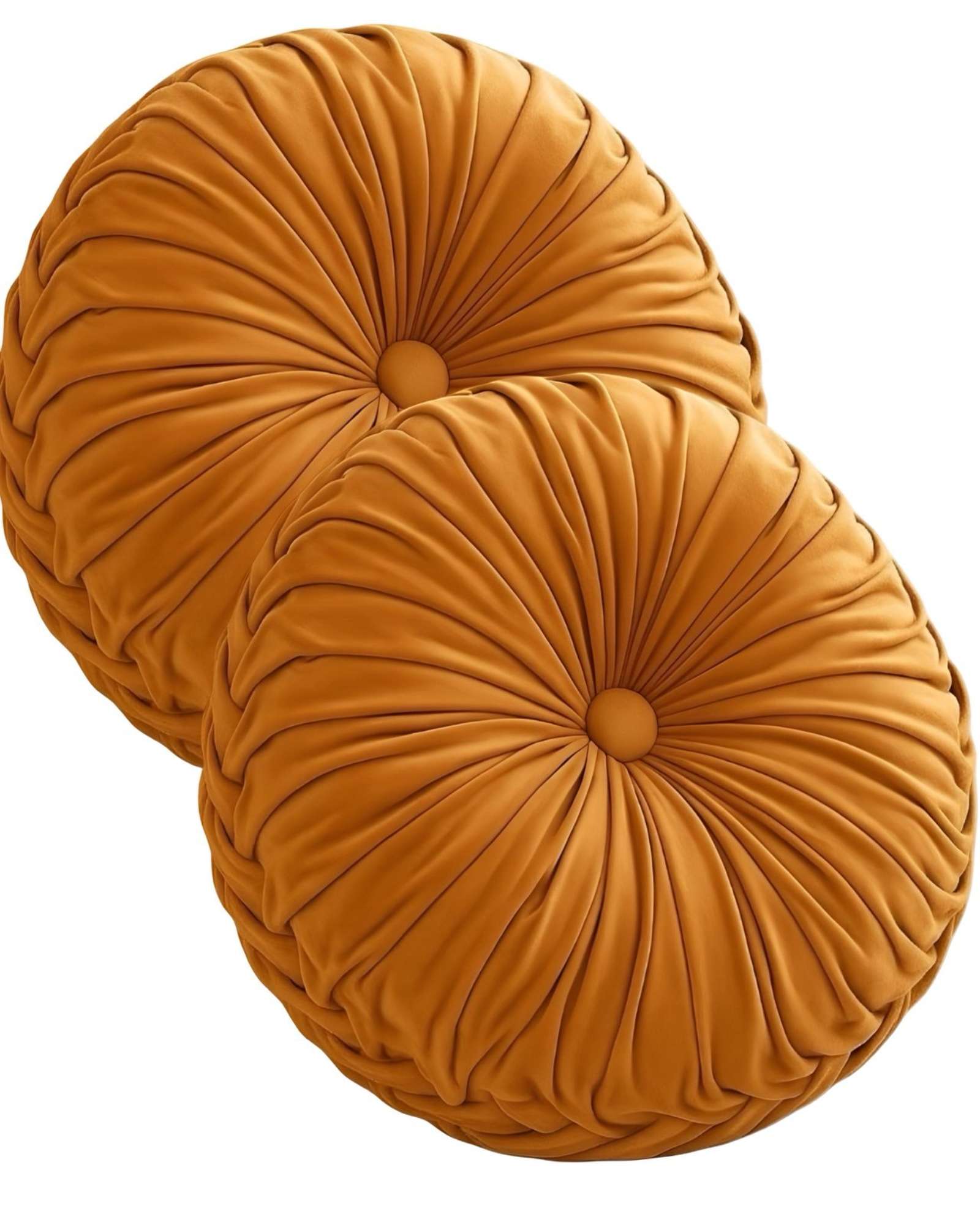 Imac Hogar - Pack De 2 Cojines Decorativos Redondo Elegante Y Sofisticado