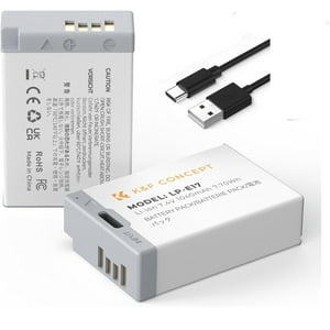 Kf Concept - Batería Usb-C Lp-E17 Canon 1040Mah