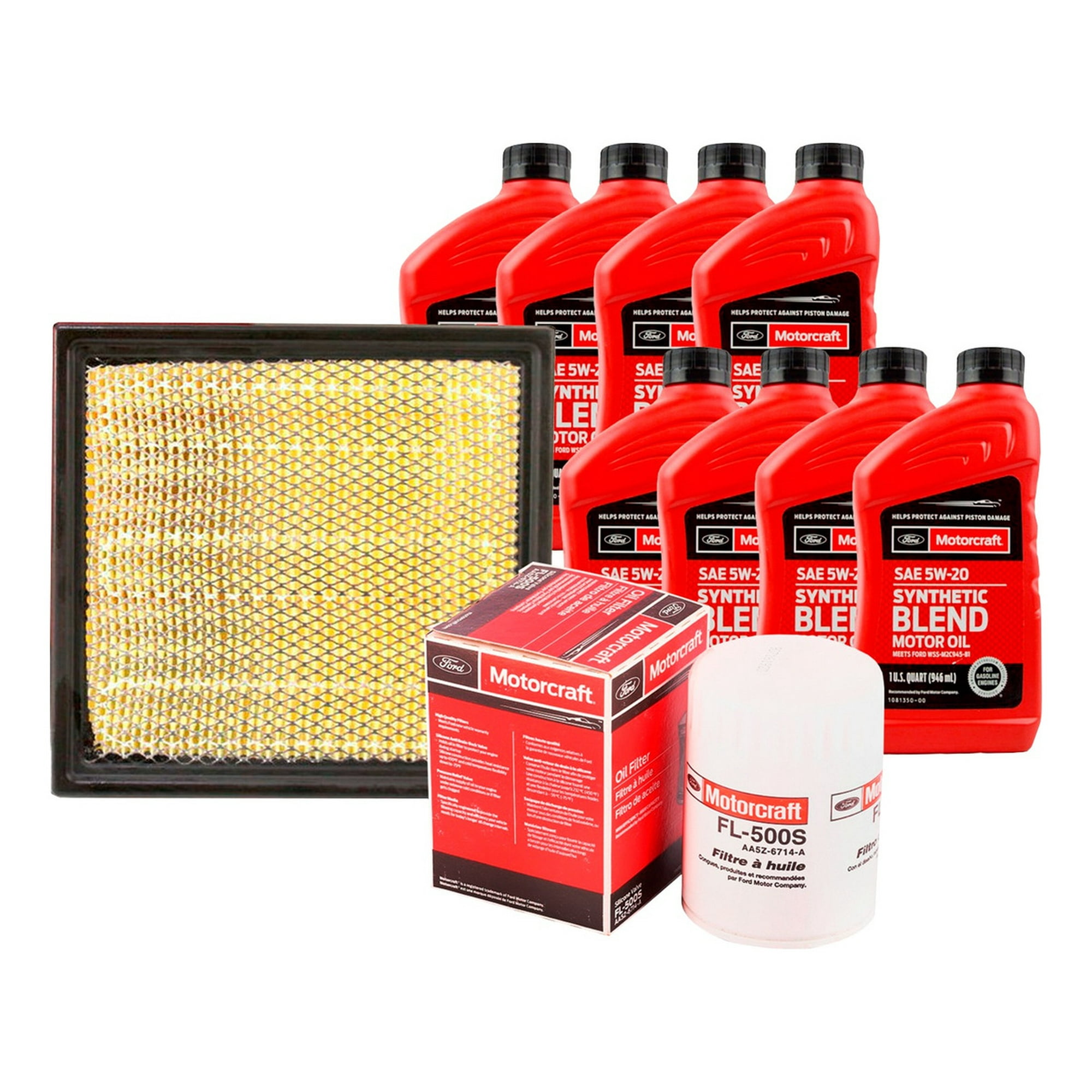 Motorcraft - Kit Mantención Ford F150 5.0 Filtro Aceite+aceite+aire