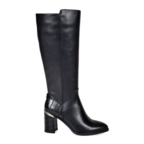 Bota Mujer Cuero Amarula Negro