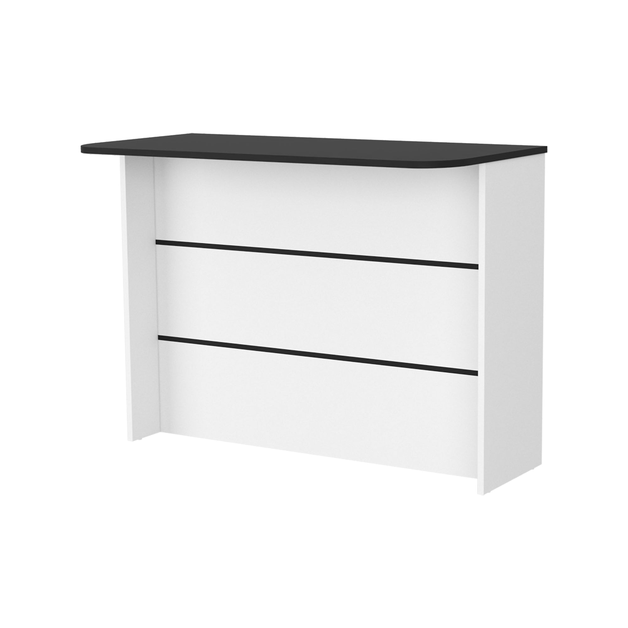 Fmfurniture - Isla Cocina 120x60x90 Cm Fm-003n Negro