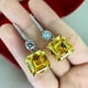 thumbnail image 2 of Exquisite Citrine Dangle Earrings 925 Silver Plated Ear Jewelry For Women Bridal Wedding Jewelry, 2 of 2