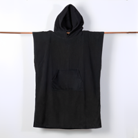 Poncho De Playa 70×100 Cm./ Negro – Mashini