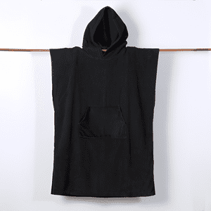 Poncho De Playa 70×100 Cm./ Negro – Mashini