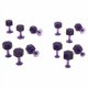 thumbnail image 2 of Pestañas de reparación de abolladuras Black Plague - Pack de 12 hexagonales púrpuras, 2 of 2