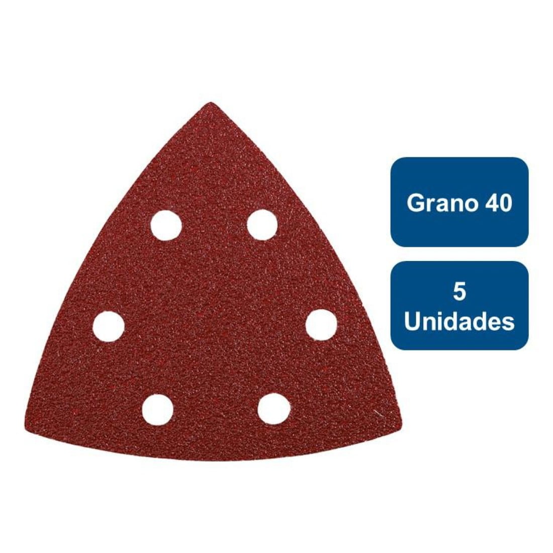 Kwb - Pack De Lijas Para Herramienta Multiuso Grano 40 5un.