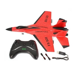 Maravillas Valdivia - Avion Control Remoto The Minator Fx Su-35 24G 2Ch Rojo