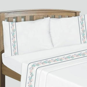 Chantilly - Sabanas Bordadas 144H Peace Queen Blanco