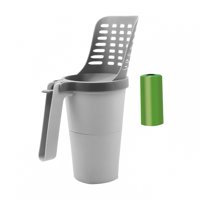 Ioensy - Pala Para Arena De Gatos Tamiz Para Arena De Gatos Con Soporte Para Gatos Perros Limpieza Diaria