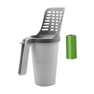 Ioensy - Pala Para Arena De Gatos Tamiz Para Arena De Gatos Con Soporte Para Gatos Perros Limpieza Diaria