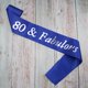 thumbnail image 2 of Fiesta de cumpleaños Sash Magnusson's Garden 80 & Fabulous 80th, 2 of 6