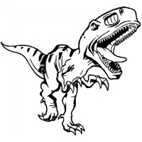 Rienda Libre Graphics - Decomural T-Rex Roar Jurassic Dinosaur Ws-33627