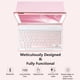 thumbnail image 3 of Funda con Teclado MMK para iPad 10.2 9.ª Generación Bluetooth Rosa, 3 of 3