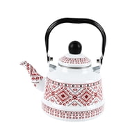 Magideal - Tetera De Té Esmaltada Portátil, Vajilla, Tetera, Utensilios De Cocina, Tetera De Agua Caliente, Tetera, Tetera De Picnic, Tetera De Café, Tetera De , Blanco