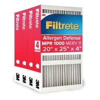 Filtro De Aire Filtrete Mpr 1000 Merv 11 51X63X10 Cm Paquete De 4