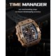 thumbnail image 3 of Reloj TSAR BOMBA Tonneau Luxury Waterproof 50 m para hombre, 3 of 9