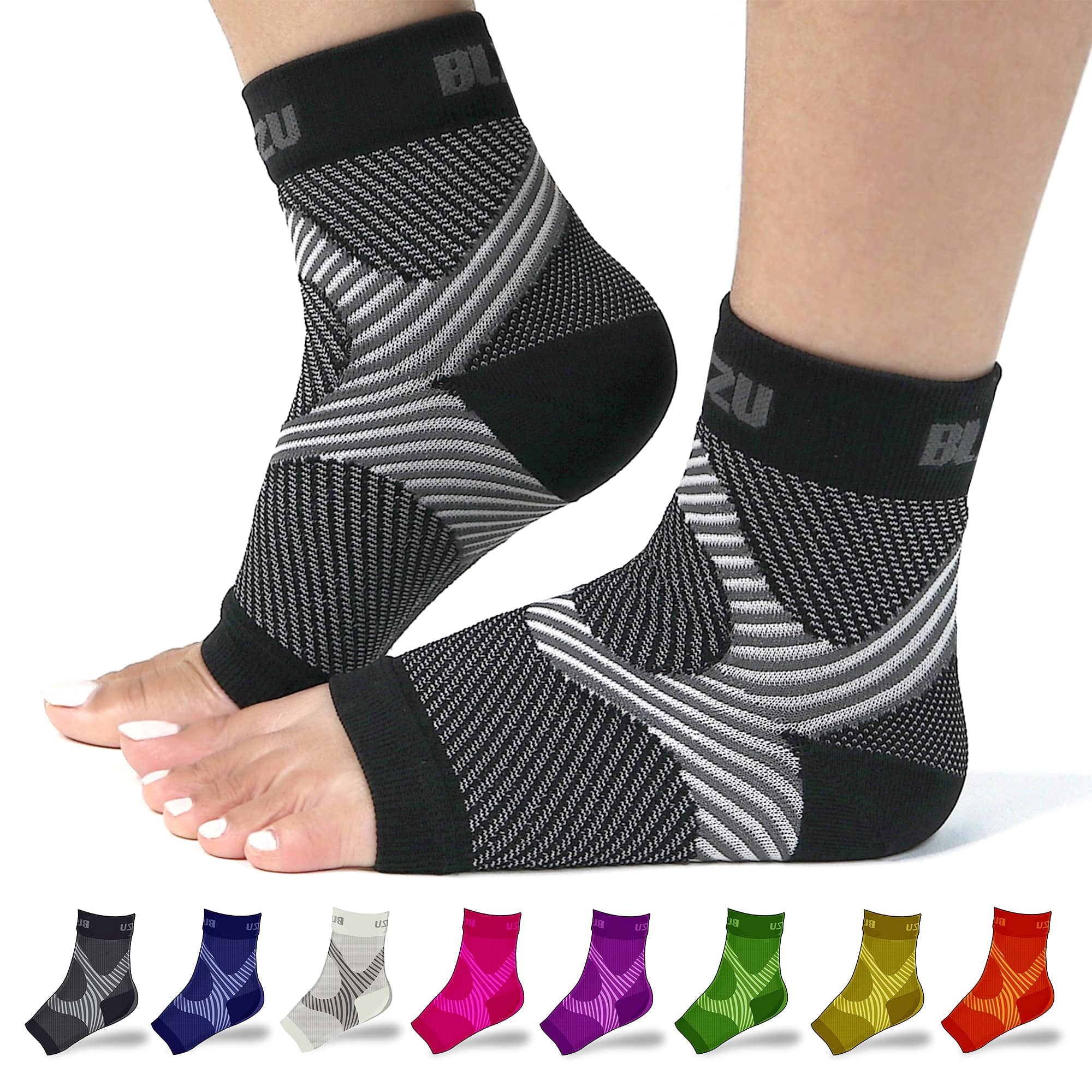 Calcetines Con Tobillera Blitzu Para Fascitis Plantar De Pie Y Tobillo