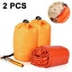 thumbnail image 1 of Saco de dormir de emergencia con paracord, manta térmica ultraligera e impermeable para emergencias de camping, senderismo y mochilerismo., 1 of 6