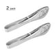 thumbnail image 1 of 2pcs Stainless Steel Kitchen Tong, BBQ Clip With Long Handle For Frying, Cooking, Toasting, Grilling, Buffet, Pastry, Cooking Supplies, Grilling Utensils, Kitchen Tools, 1 of 2