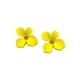 thumbnail image 1 of Aros Pendientes Diseño Flor Color Amarillo, 1 of 2