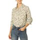 thumbnail image 5 of INSPIRE CHIC Camisa de Mujer con Botones Estampado Floral de Manga Larga Cuello en Punta Top de Oficina 3XL Beige, 5 of 8