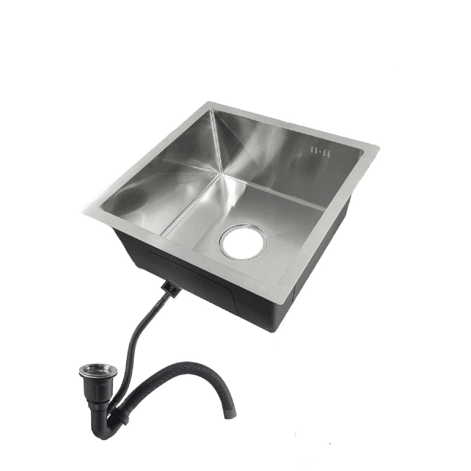 Victtorino - Lavaplatos 44x44 Sobre Bajo Cubierta Guido Plata