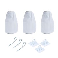 Xusx111 - Bolsa De Captura De Peluche De Ventilación De Secador De 3 Paquetes, Trampa De Captura De Peluche De Secador Al Aire Libre De Interior Y Filtro Para Ventilación Y Polvo De Secador Sin Ventil