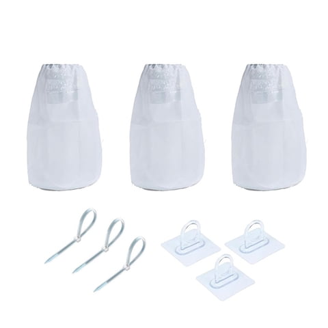 Xusx111 - Bolsa De Captura De Peluche De Ventilación De Secador De 3 Paquetes, Trampa De Captura De Peluche De Secador Al Aire Libre De Interior Y Filtro Para Ventilación Y Polvo De Secador Sin Ventil