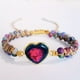 thumbnail image 1 of Hot Selling Bracelet Cross-border Goods Source Red Imperial Stone Bracelet Peach Heart Love Hand String Braided Bracelet, 1 of 5