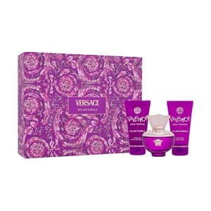 Set De Regalo Perfume Versace Dylan Purple Para Mujer, 50 Ml, 3 Piezas