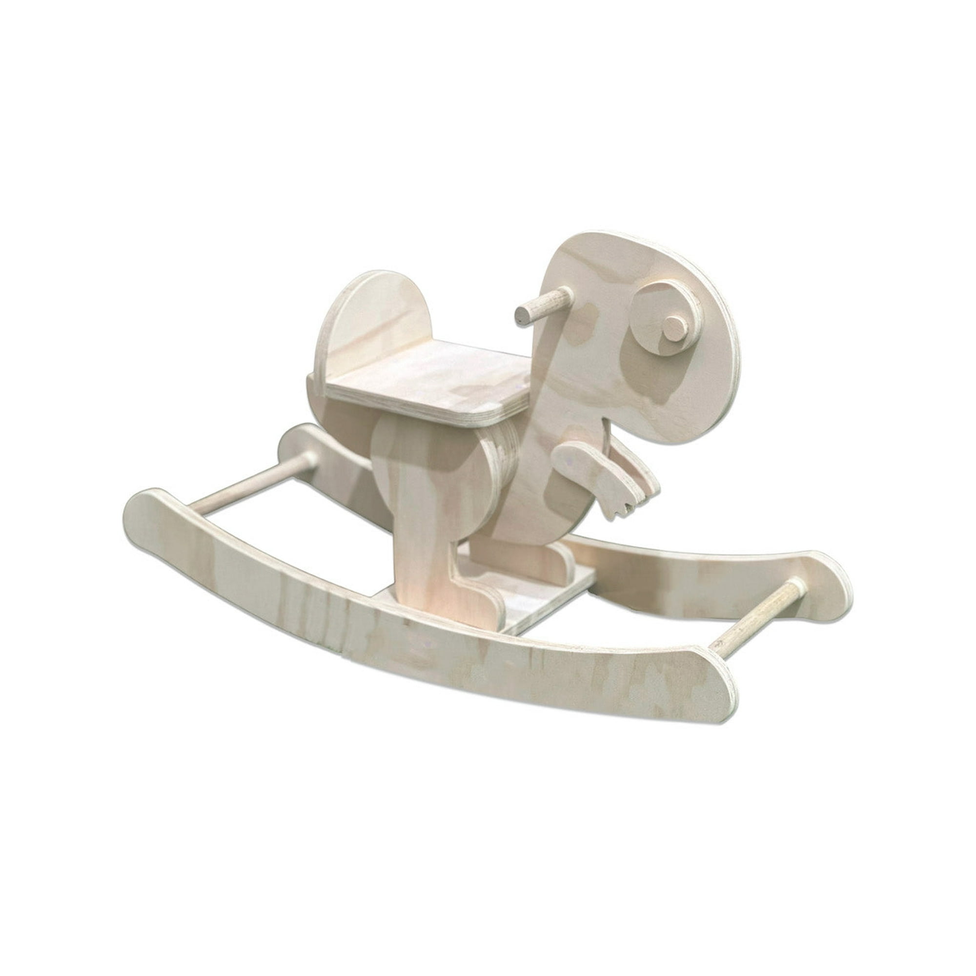 Genérico - Mecedora De Madera Para Niños Con Forma De Dinosaurio