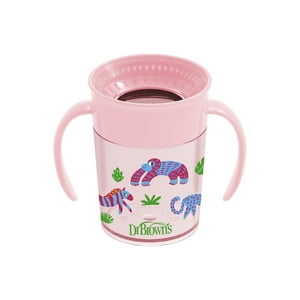 Dr. Brown'S - Vaso 360° Con Asas 200Ml 6M+ Rosado