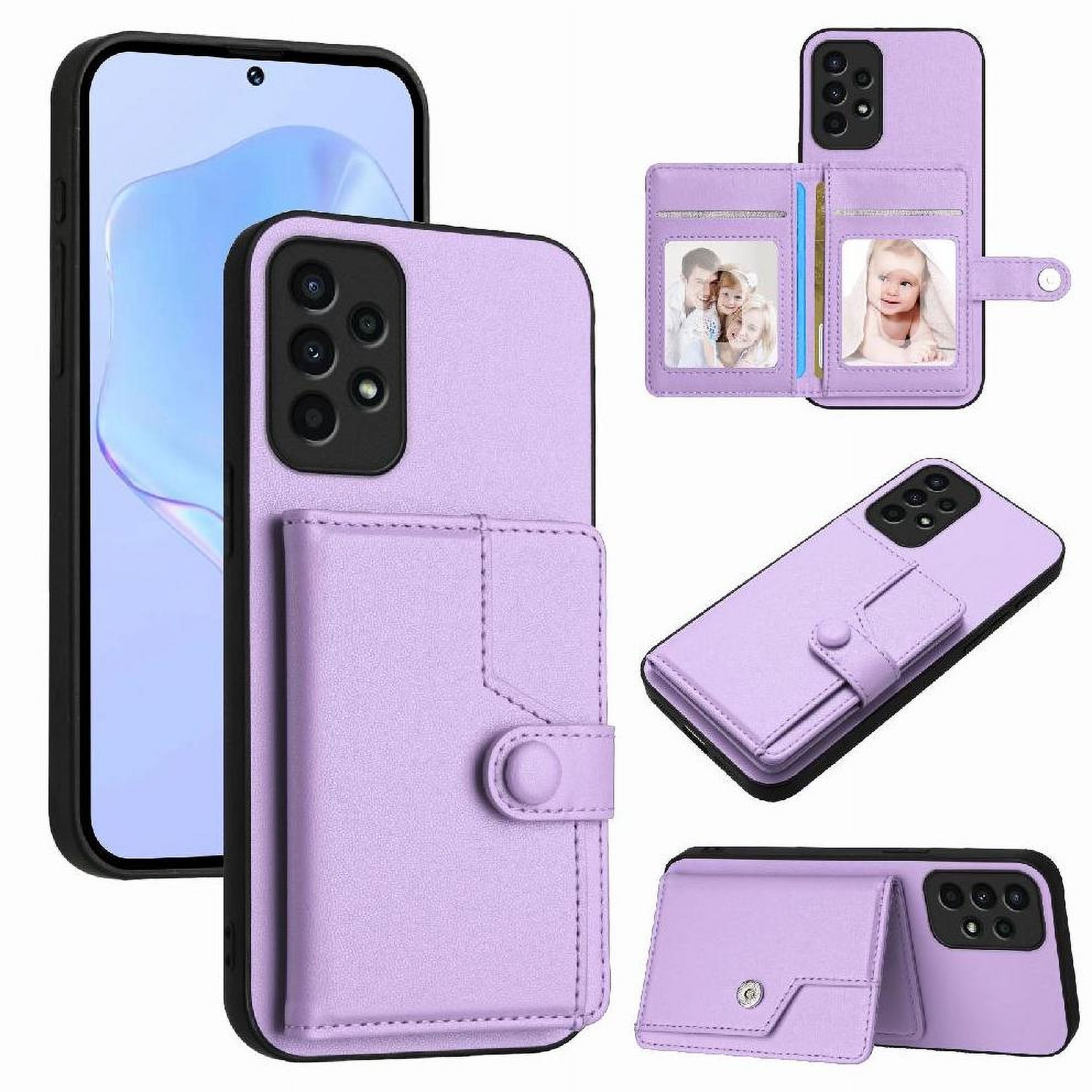 Foxdock Funda Para Samsung Galaxy A13 4G Con Bloqueo Rfid - Diseño Elegante Con Cierre De Botón