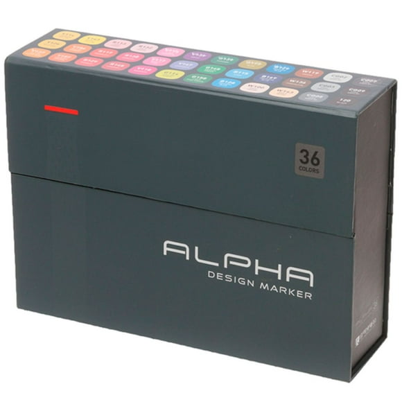 Marcadores Alpha Design Set 36 Colores