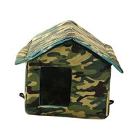 Magideal - Casa Para Gatos Al Aire Libre, Tienda De Campaña, , Nido, , Aislado, Lavable, Para Dormir, Cueva De Invierno, Cama Para Mascotas Para , Cuadrado 45X43X40Cm