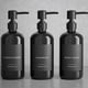 thumbnail image 1 of Set dispensador de champú y acondicionador KIBAGA Black 630 ml x3, 1 of 6