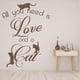 thumbnail image 2 of Decomural All You Need Is Love Cat WS-41481, 2 of 2
